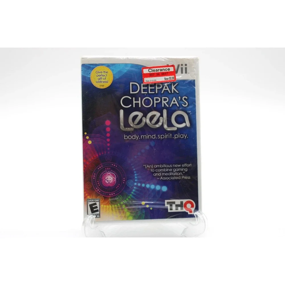 Deepak Chopra's Leela (Nintendo Wii, 2011) Meditation ***NEW SEALED***